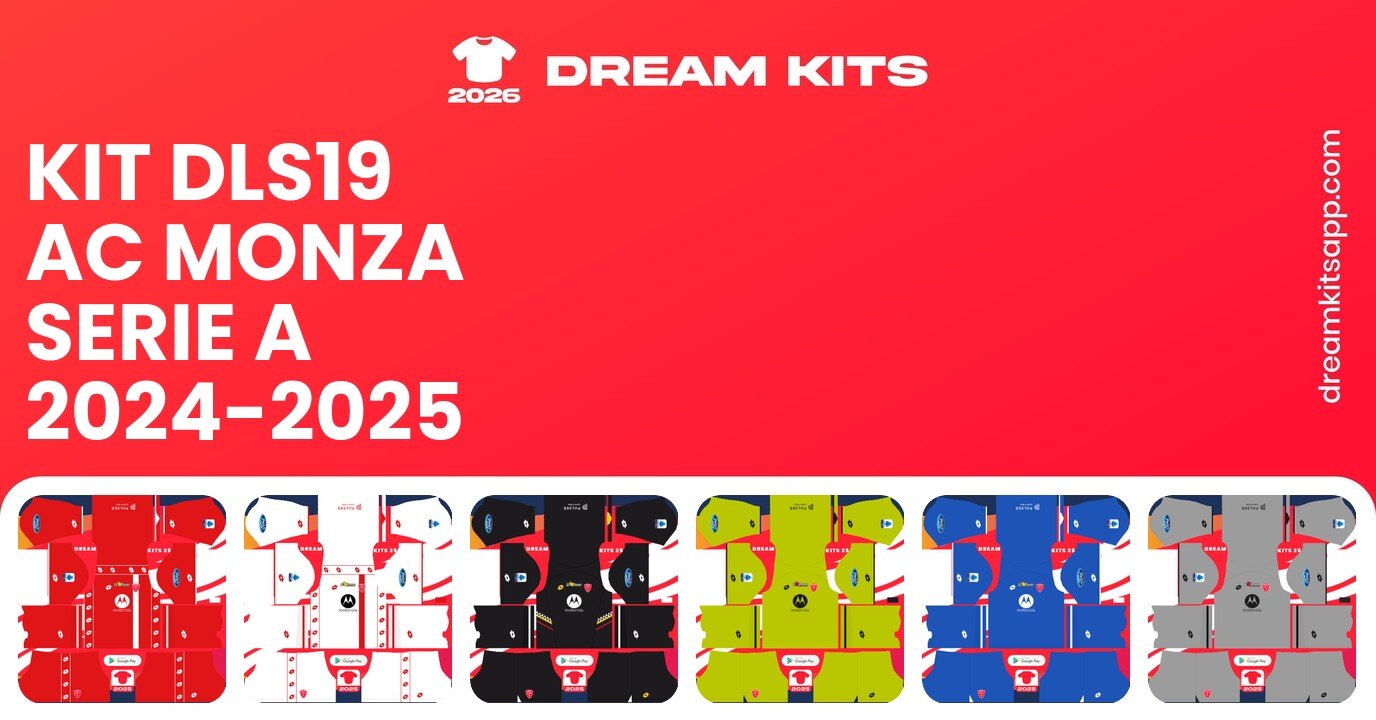 AC Monza Kits Serie A 2024-2025 DLS19