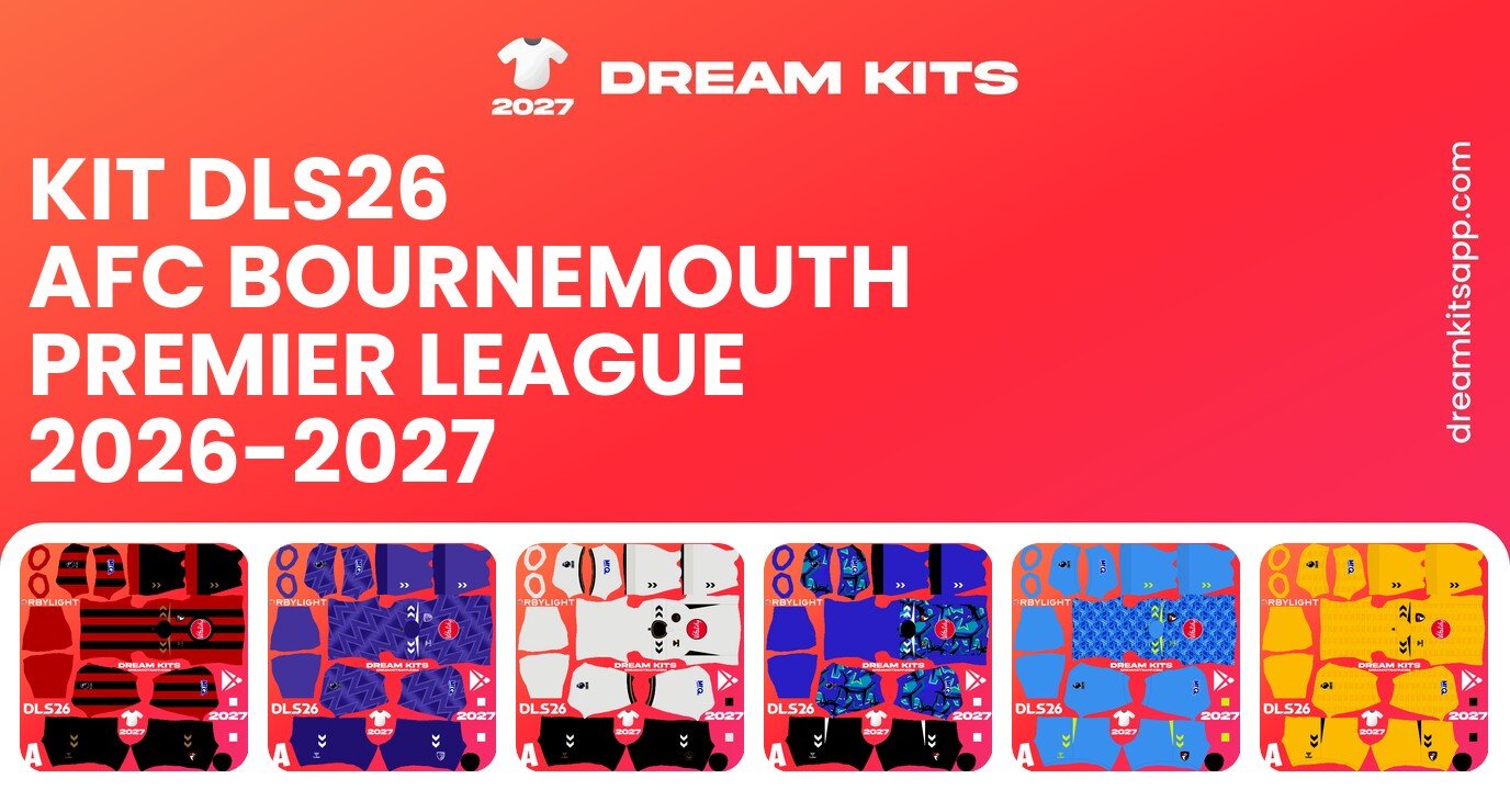 AFC Bournemouth Kits Premier League 2026-2027 DLS26