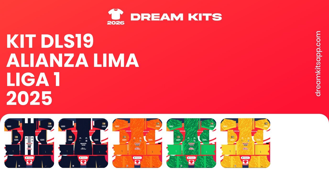 Alianza Lima Kits Liga 1 2025 DLS19
