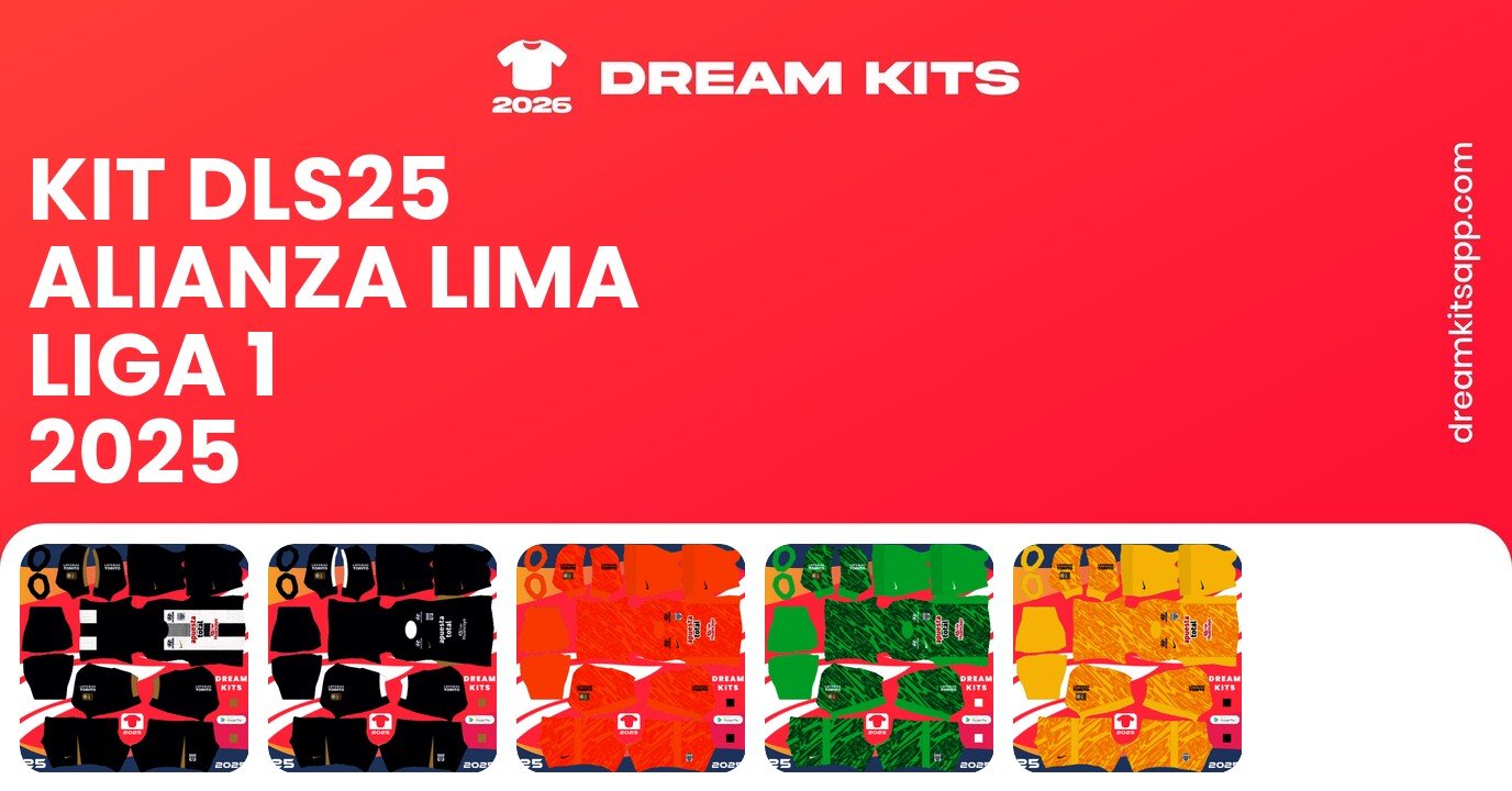 Alianza Lima Kits Liga 1 2025 DLS25