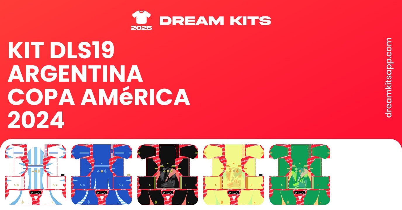 Argentina Kits Copa América 2024 DLS19