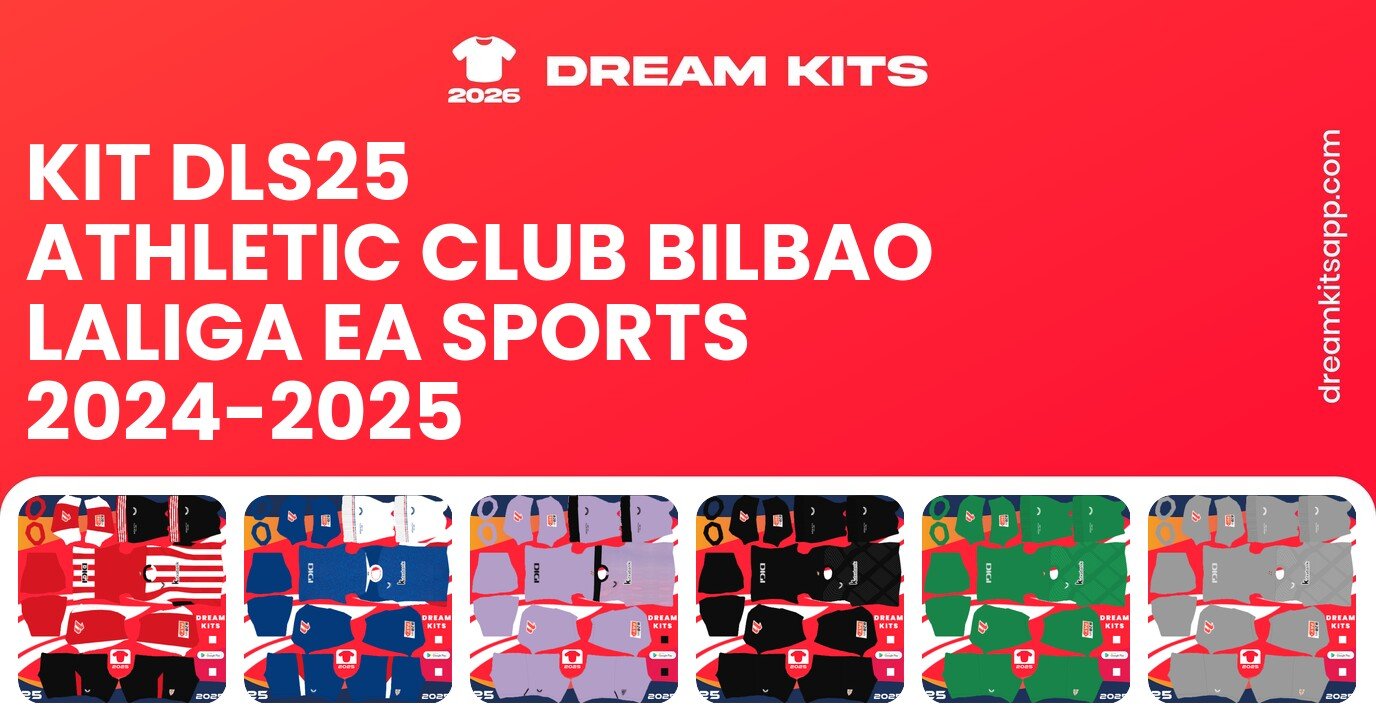 Athletic Club Bilbao Kits LaLiga EA Sports 2024-2025 DLS25