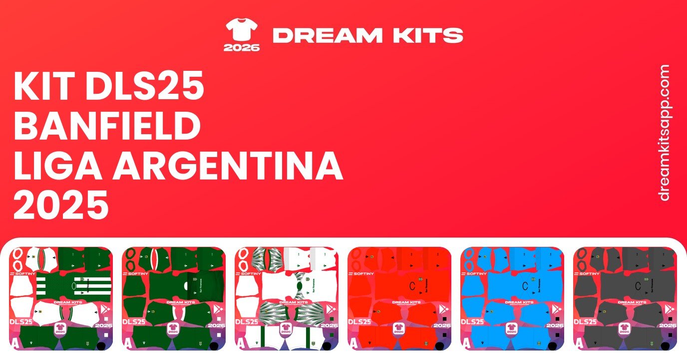 Banfield Kits Liga Argentina 2025 DLS25