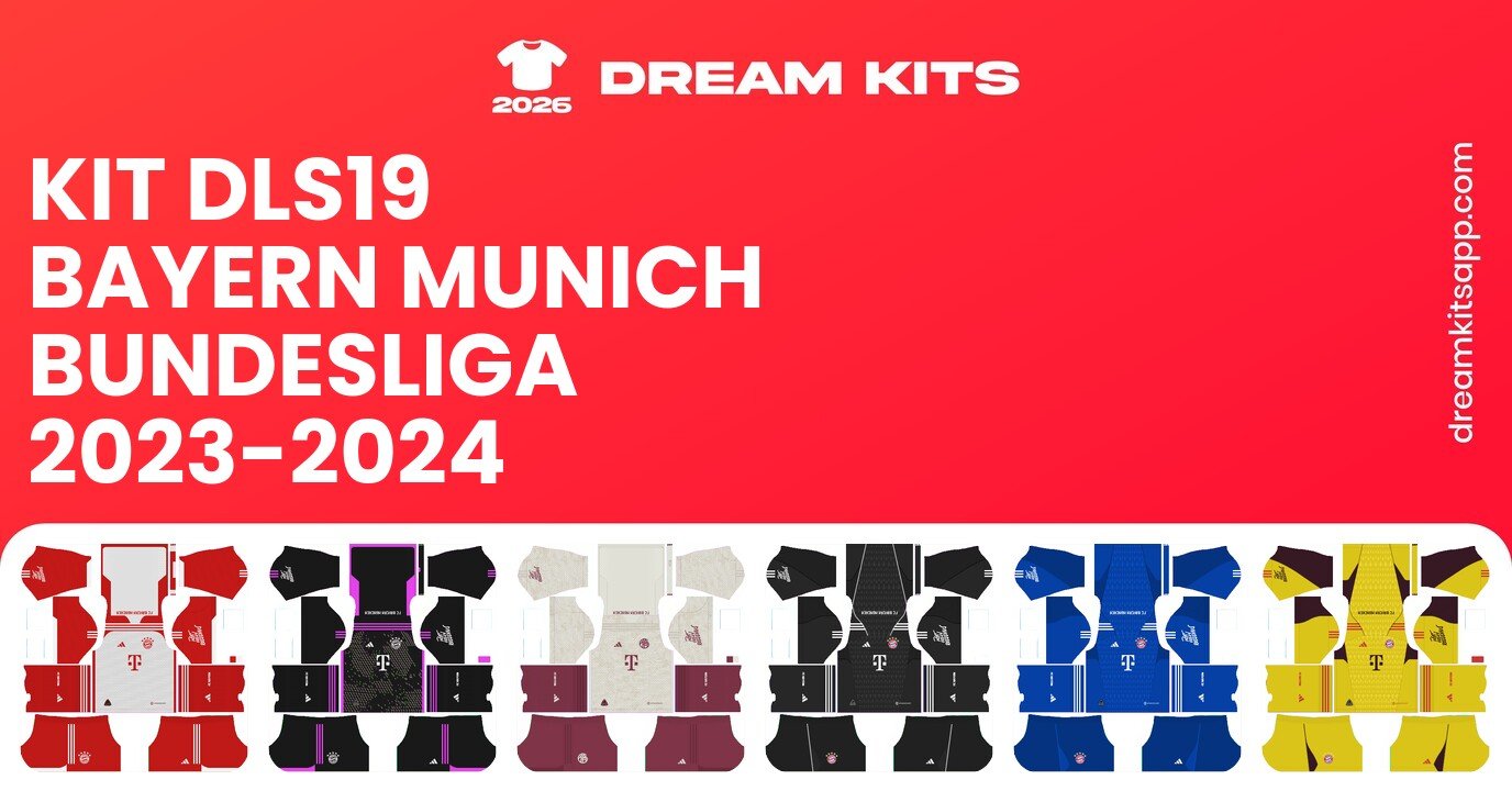 Bayern Munich Kits Bundesliga 2023-2024 DLS19