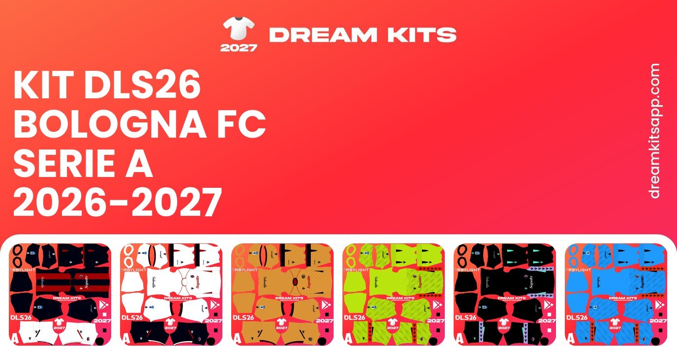 Bologna FC Kits Serie A 2026-2027 DLS26
