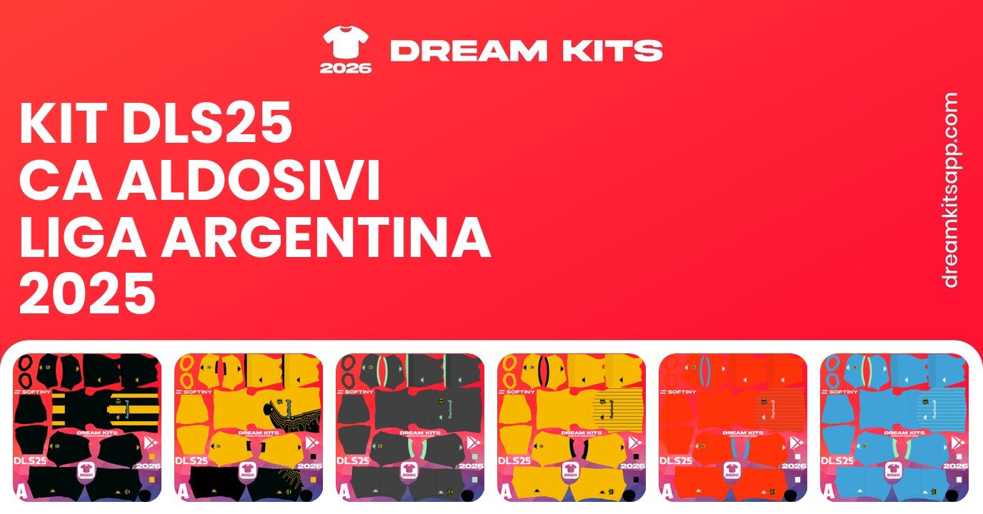 CA Aldosivi Kits Liga Argentina 2025 DLS25