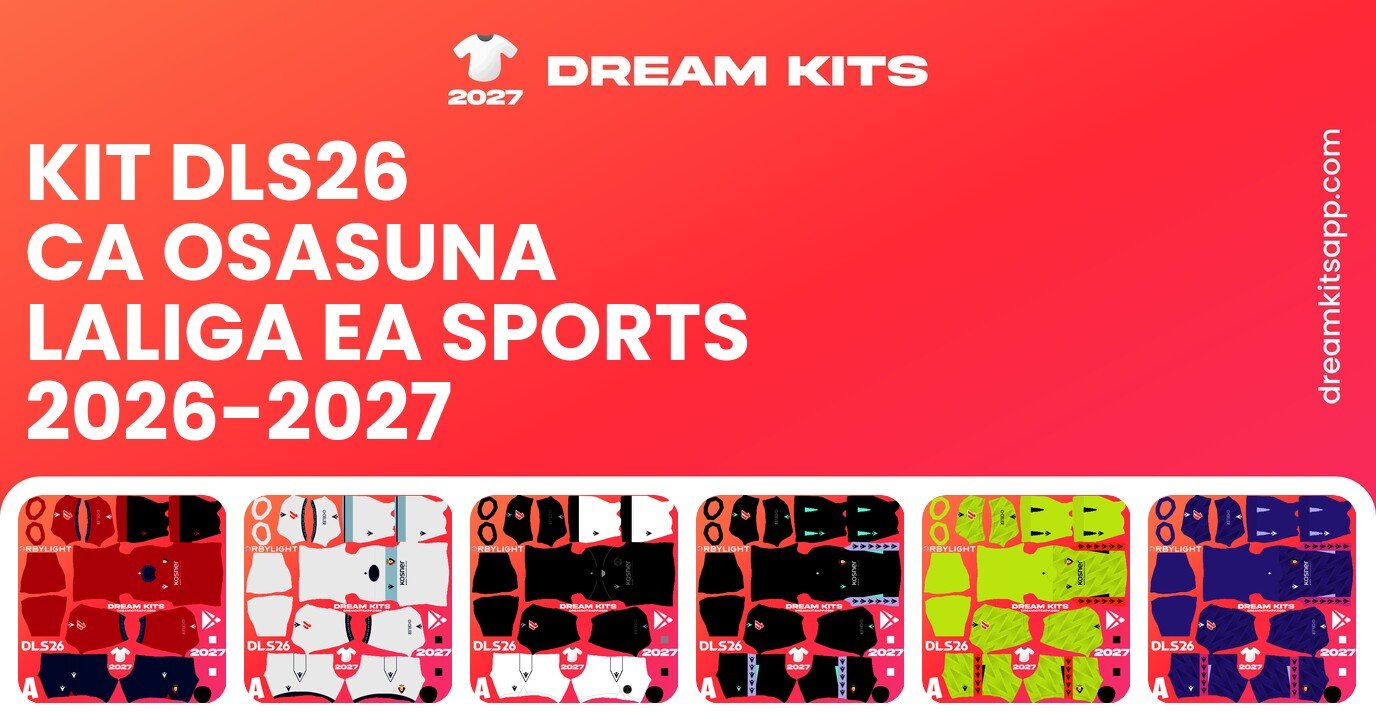 CA Osasuna Kits LaLiga EA Sports 2026-2027 DLS26