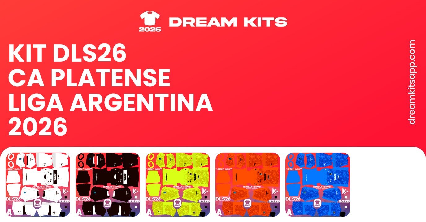 CA Platense Kits Liga Argentina 2026 DLS26