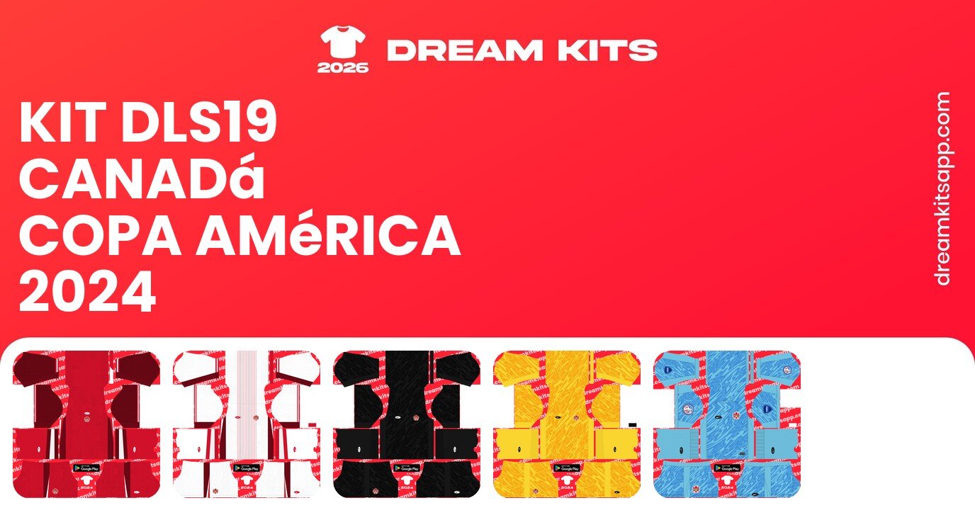 Canadá Kits Copa América 2024 DLS19