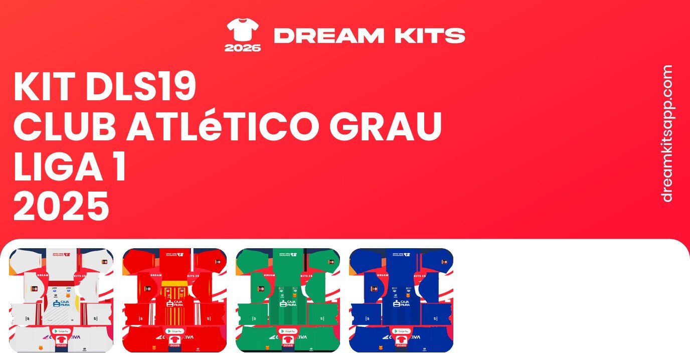Club Atlético Grau Kits Liga 1 2025 DLS19