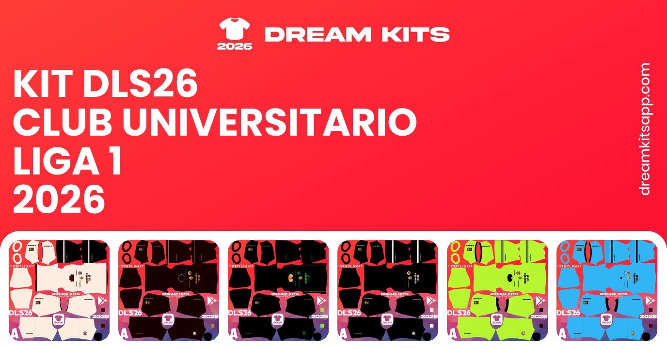 Club Universitario Kits Liga 1 2026 DLS26