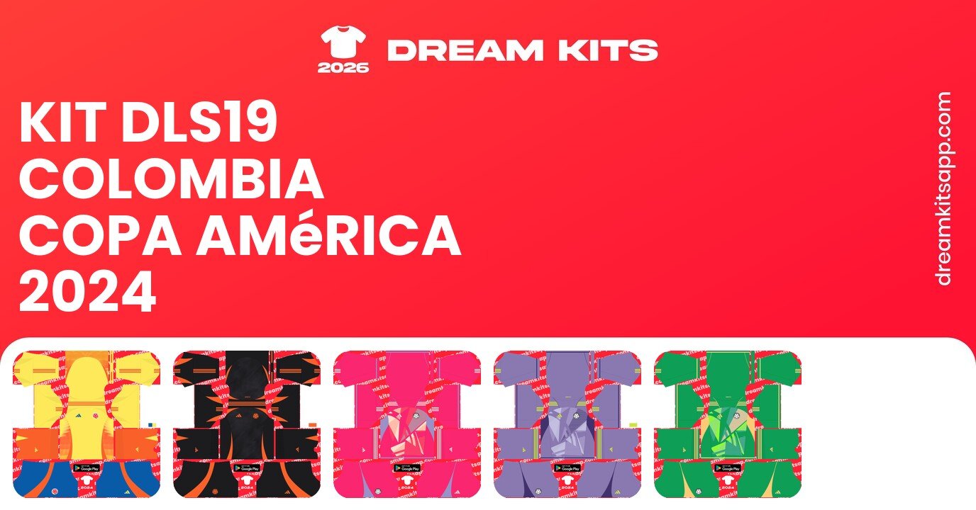 Colombia Kits Copa América 2024 DLS19