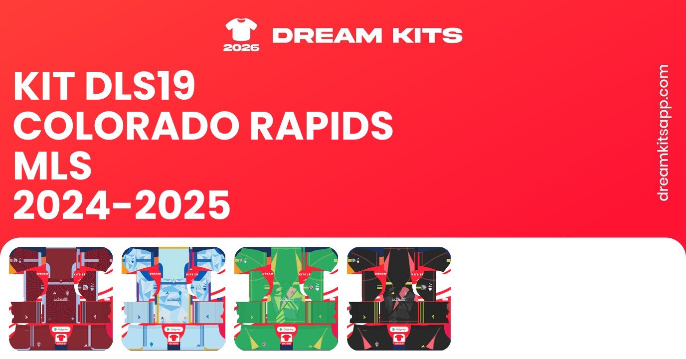 Colorado Rapids Kits MLS 2024-2025 DLS19