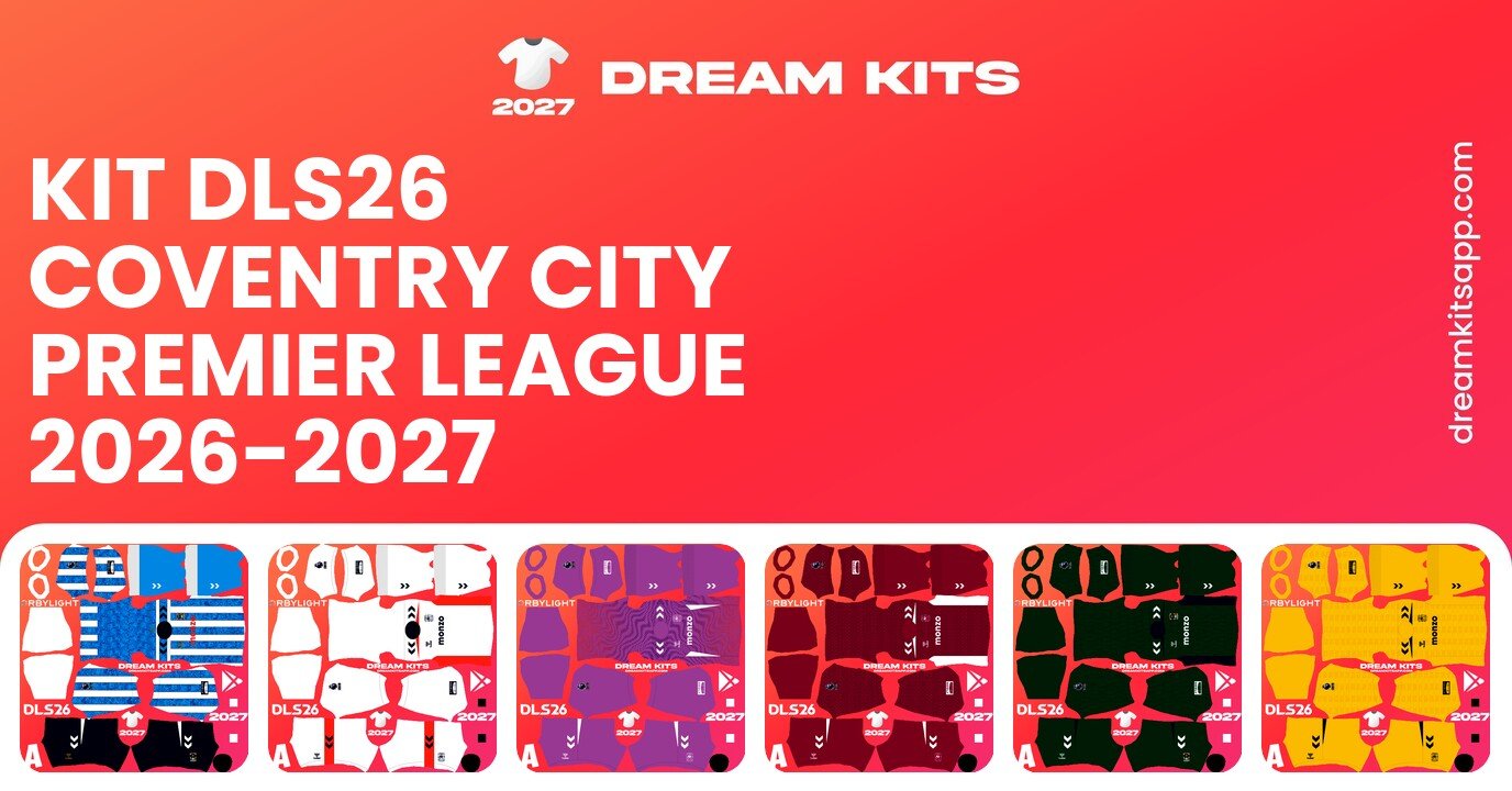 Coventry City Kits Premier League 2026-2027 DLS26
