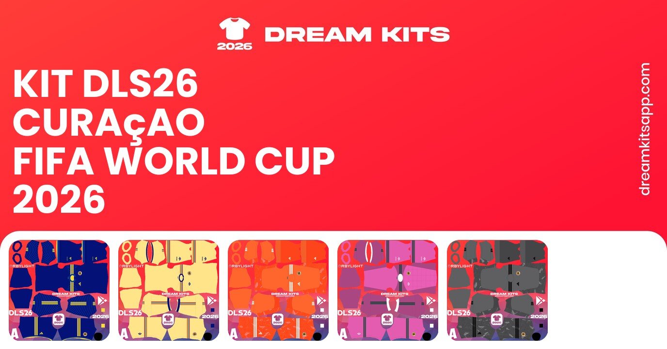 Curaçao Kits FIFA World Cup 2026 DLS26
