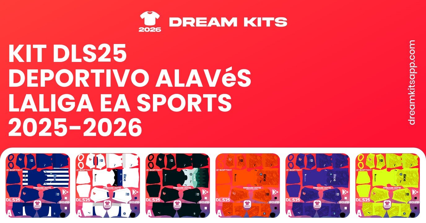 Deportivo Alavés Kits LaLiga EA Sports 2025-2026 DLS25