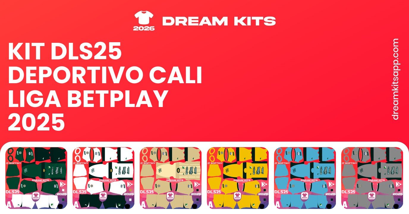 Deportivo Cali Kits Liga BetPlay 2025 DLS25