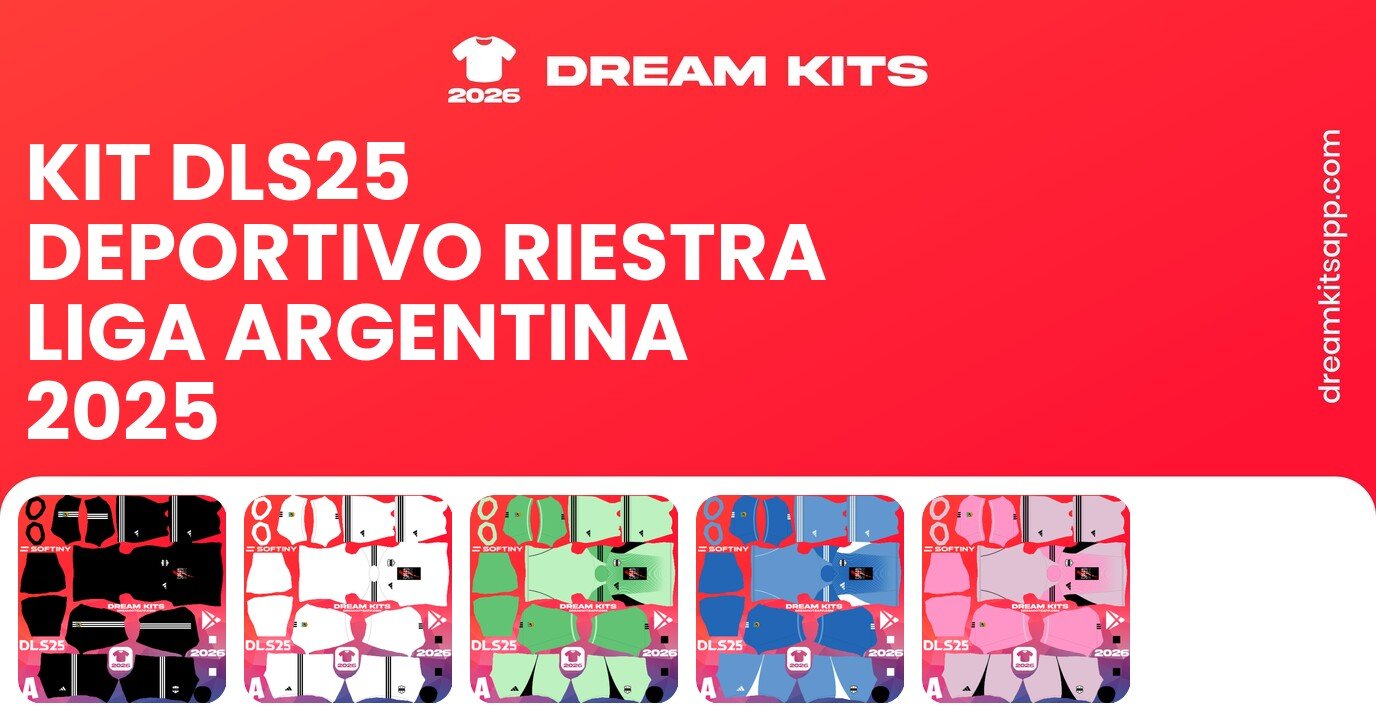 Deportivo Riestra Kits Liga Argentina 2025 DLS25