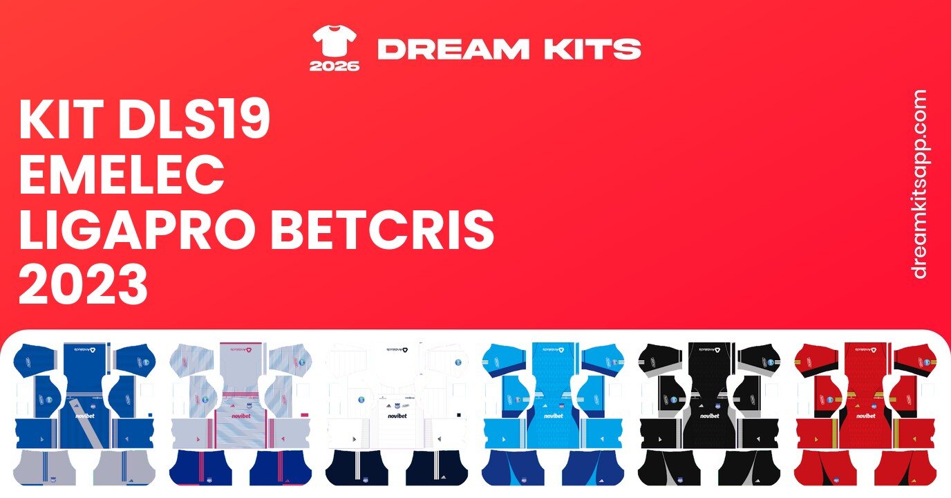Emelec Kits LigaPro Betcris 2023 DLS19