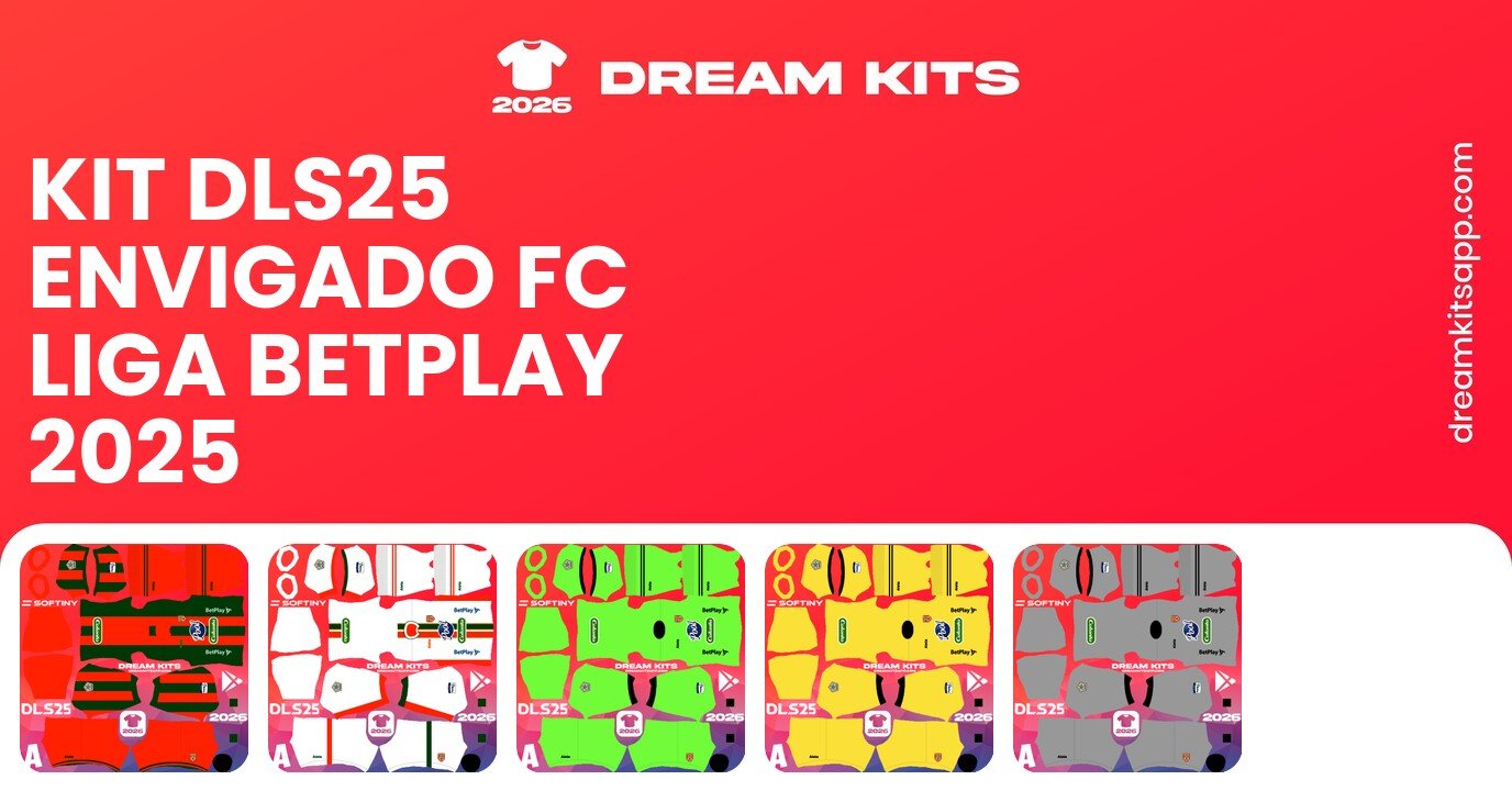 Envigado FC Kits Liga BetPlay 2025 DLS25