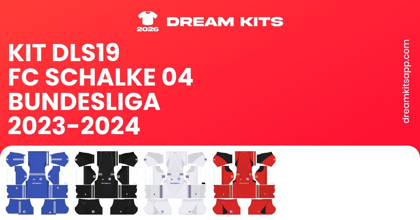 FC Schalke 04 Kits Bundesliga 2023-2024 DLS19