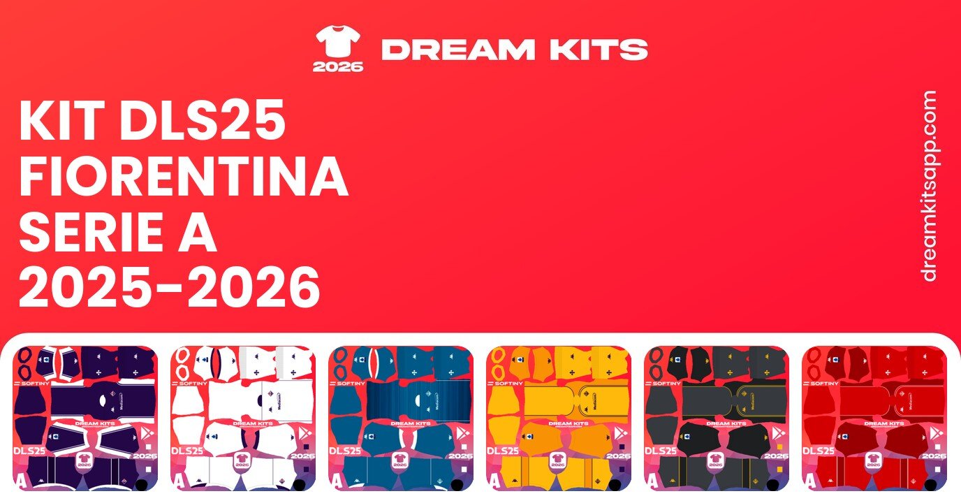 Fiorentina Kits Serie A 2025-2026 DLS25