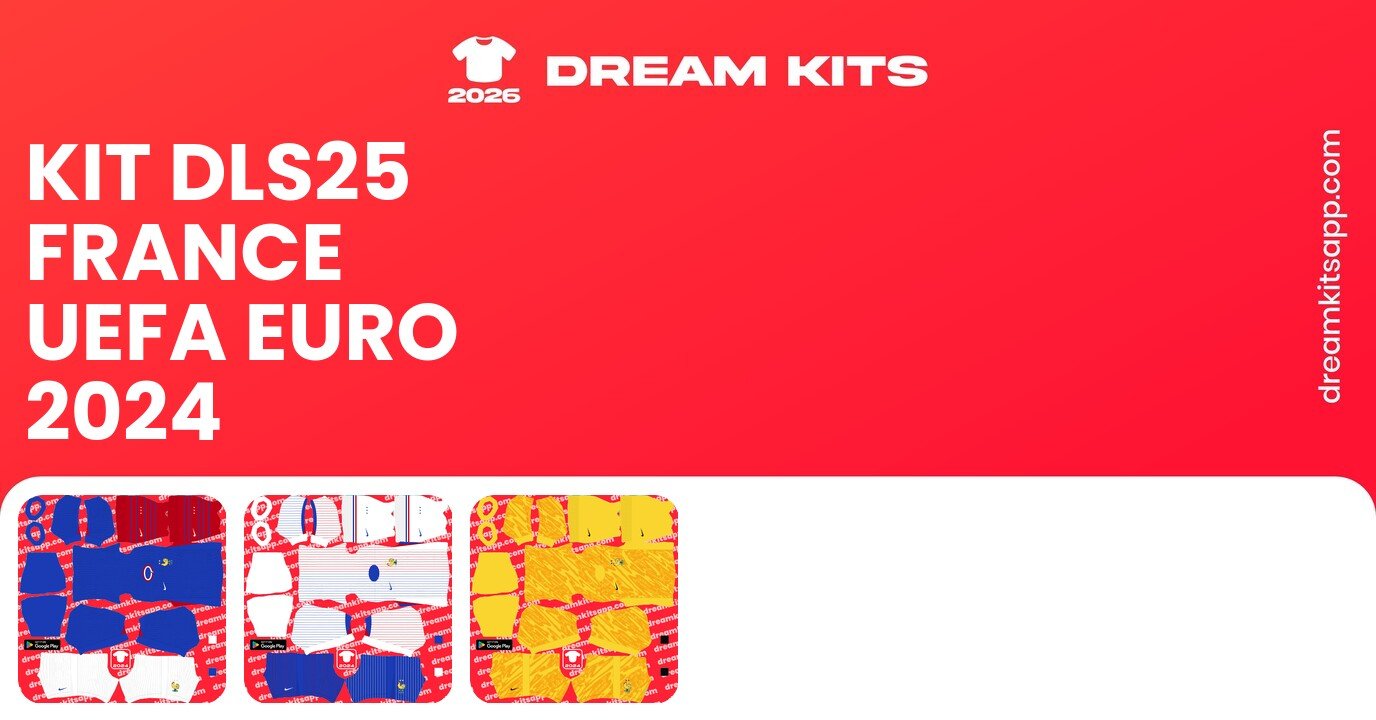 France Kits UEFA EURO 2024 DLS25