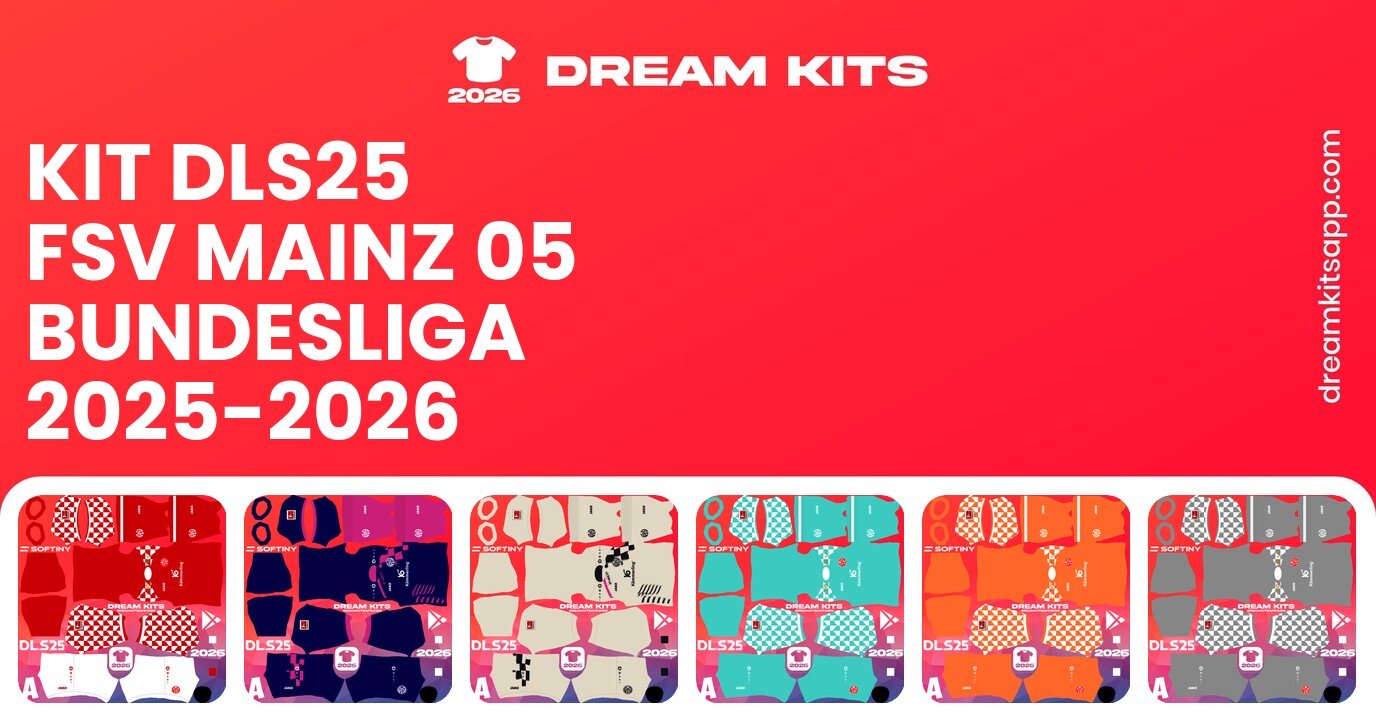 FSV Mainz 05 Kits Bundesliga 2025-2026 DLS25