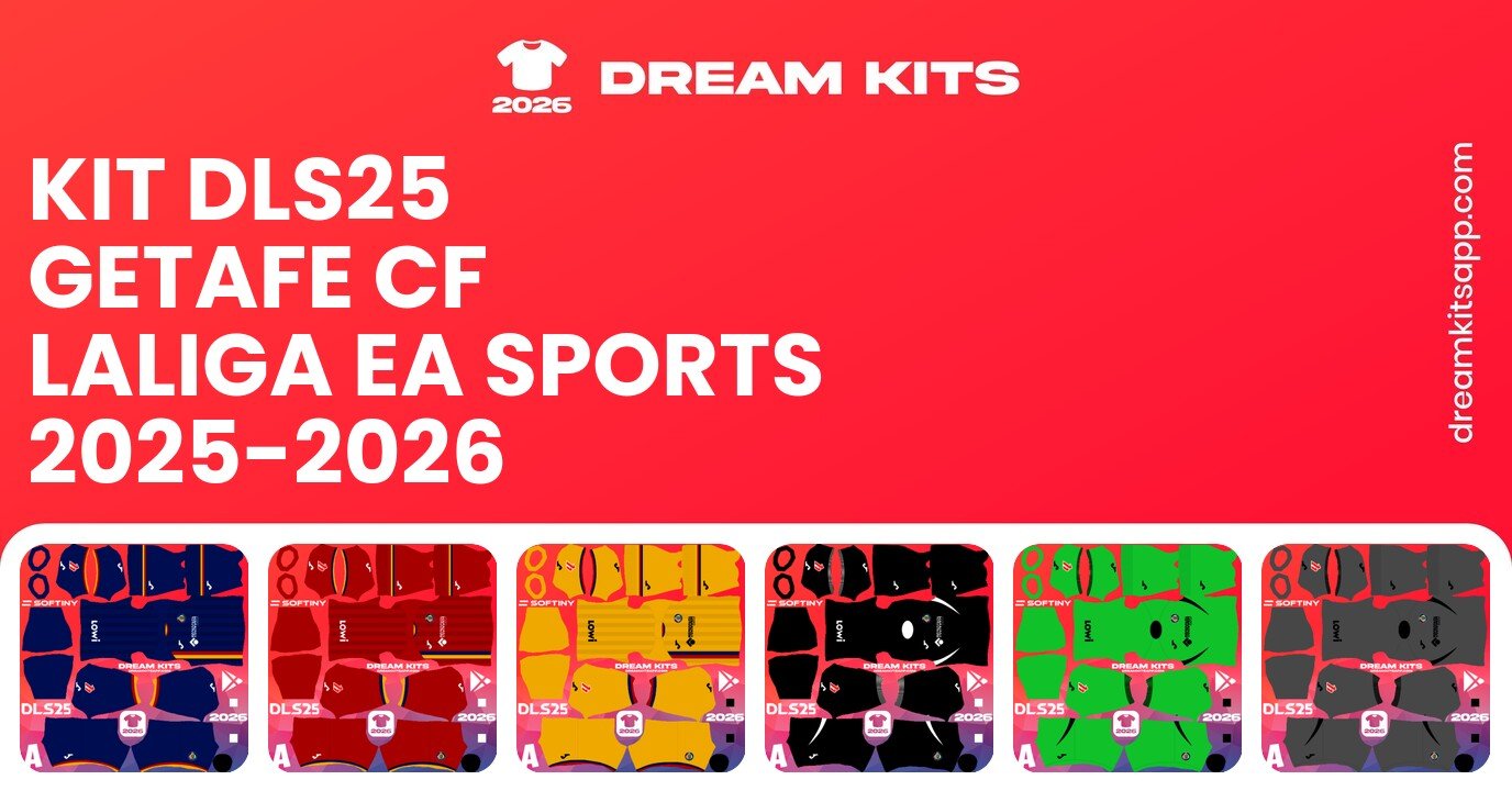 Getafe CF Kits LaLiga EA Sports 2025-2026 DLS25