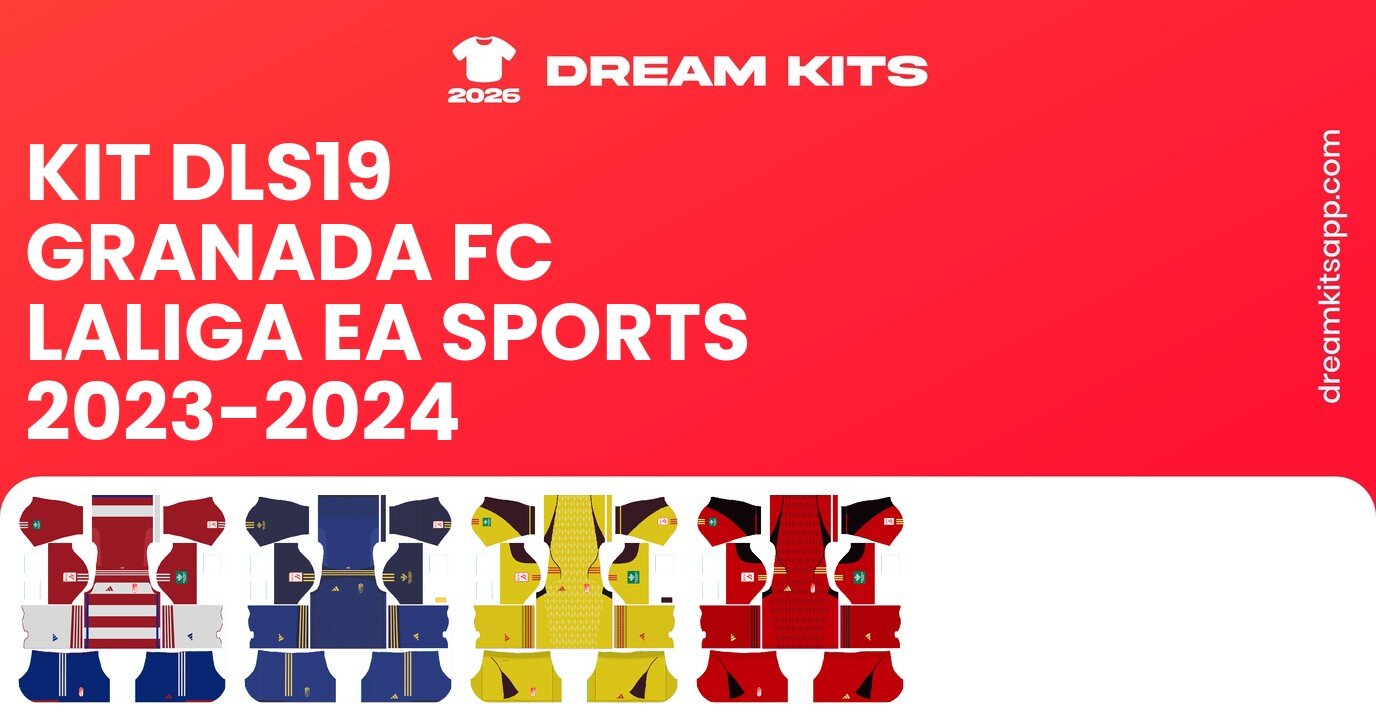Granada FC Kits LaLiga EA Sports 2023-2024 DLS19