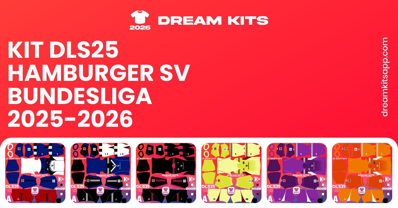 Hamburger SV Kits Bundesliga 2025-2026 DLS25