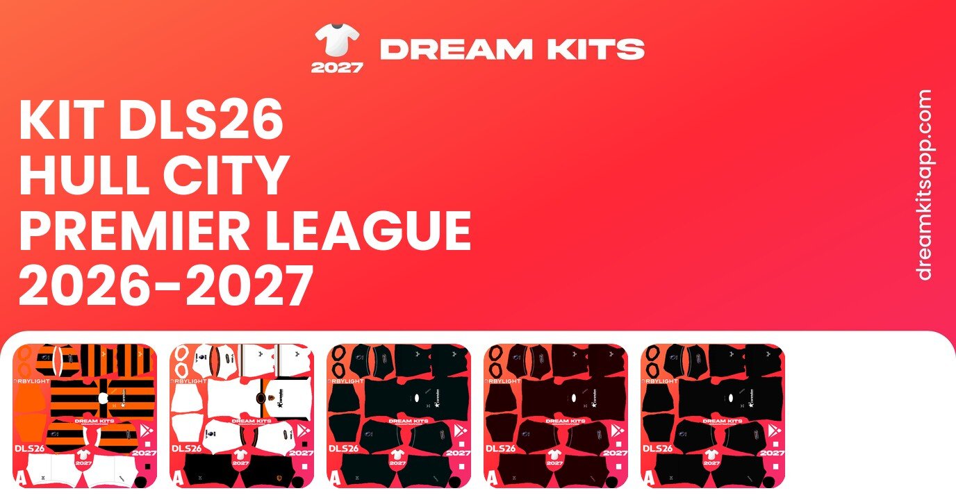 Hull City Kits Premier League 2026-2027 DLS26