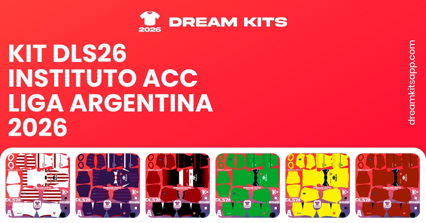Instituto ACC Kits Liga Argentina 2026 DLS26