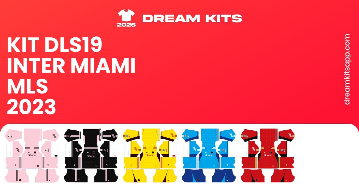 Inter Miami Kits MLS 2023 DLS19