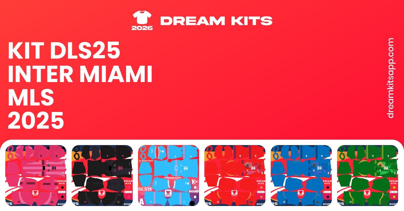 Inter Miami Kits MLS 2025 DLS25