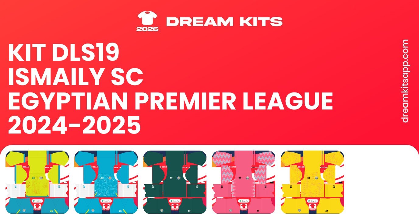 Ismaily SC Kits Egyptian Premier League 2024-2025 DLS19