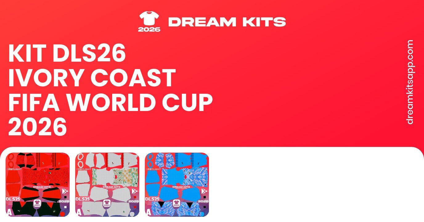 Ivory Coast Kits FIFA World Cup 2026 DLS26