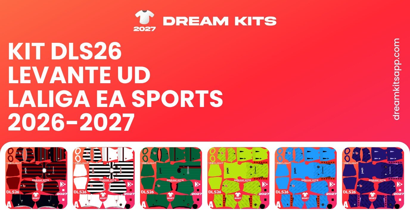 Levante UD Kits LaLiga EA Sports 2026-2027 DLS26