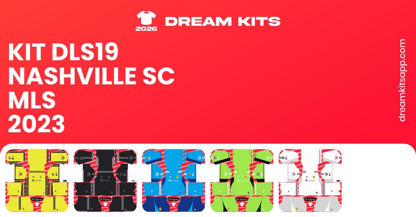 Nashville SC Kits MLS 2023 DLS19