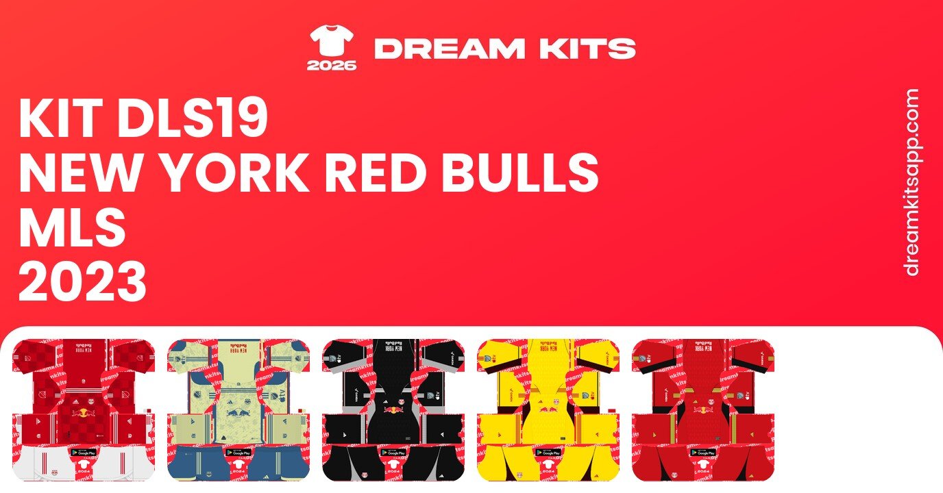 New York Red Bulls Kits MLS 2023 DLS19