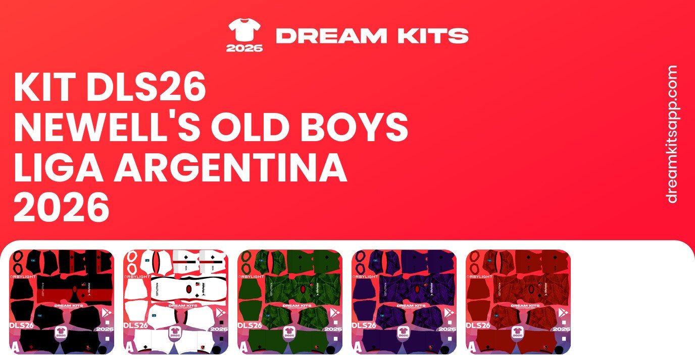 Newell's Old Boys Kits Liga Argentina 2026 DLS26
