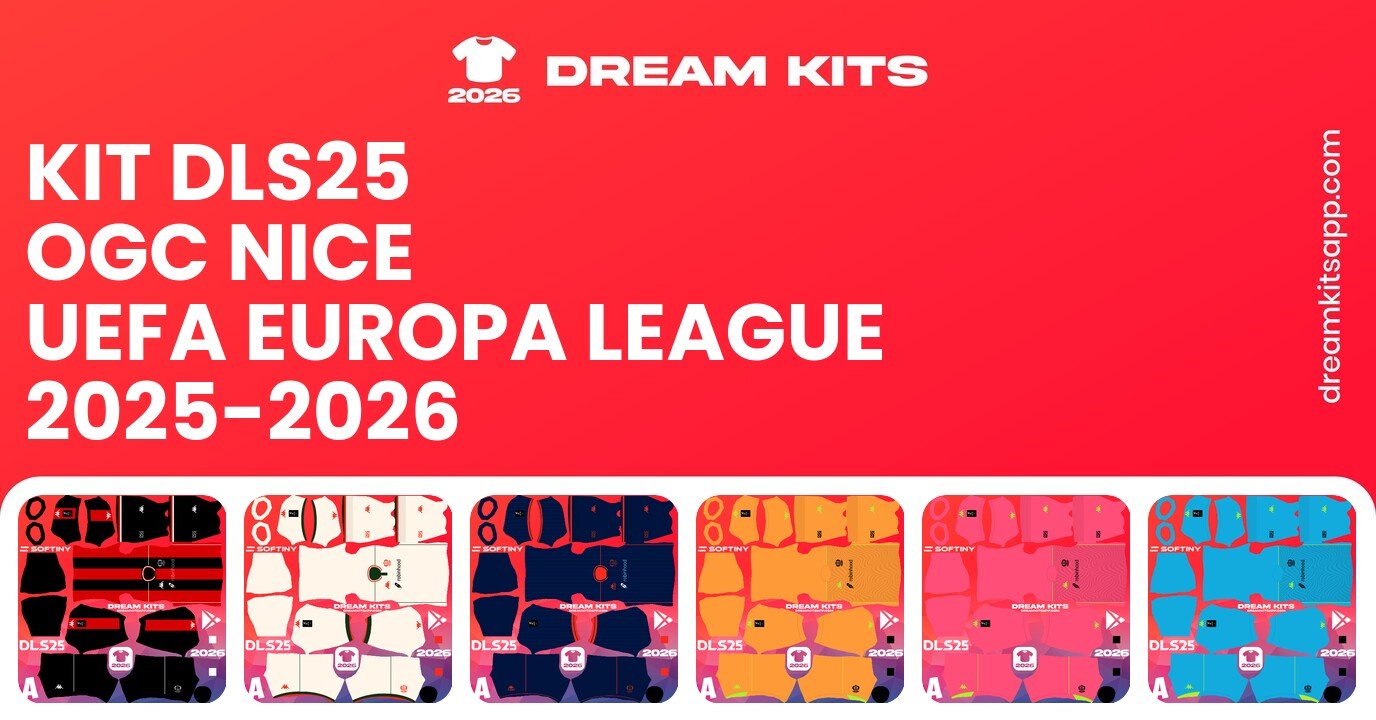 OGC Nice Kits UEFA Europa League 2025-2026 DLS26