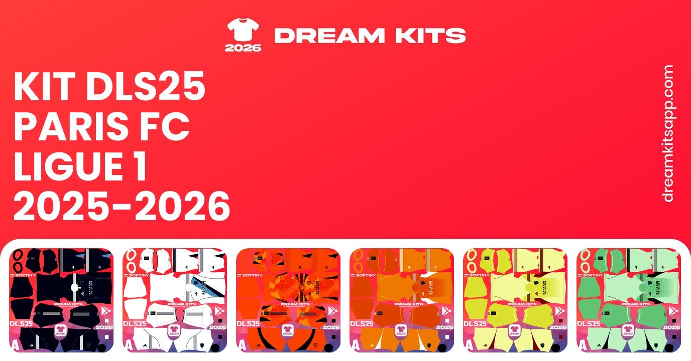 Paris FC Kits Ligue 1 2025-2026 DLS25