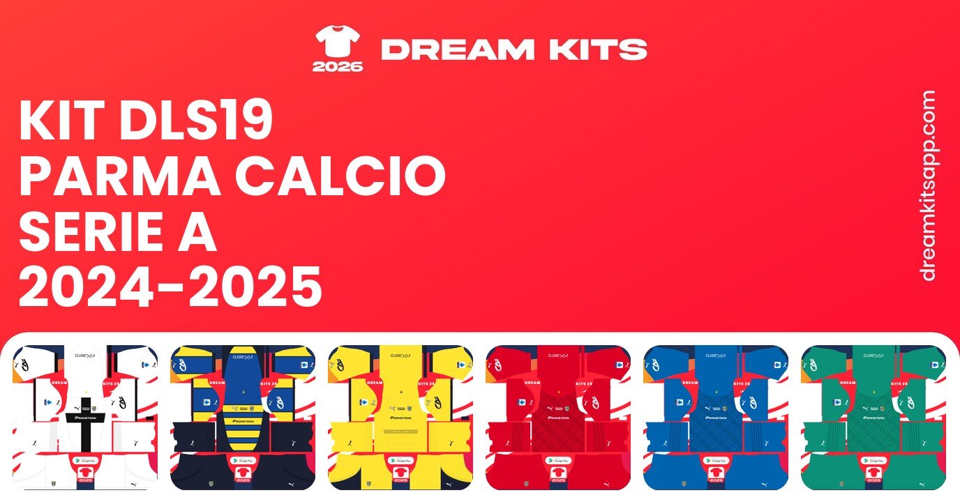 Parma Calcio Kits Serie A 2024-2025 DLS19