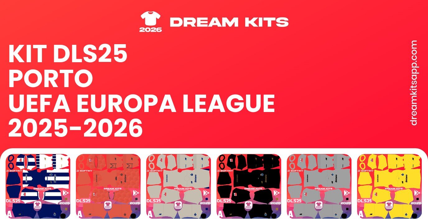 Porto Kits UEFA Europa League 2025-2026 DLS26