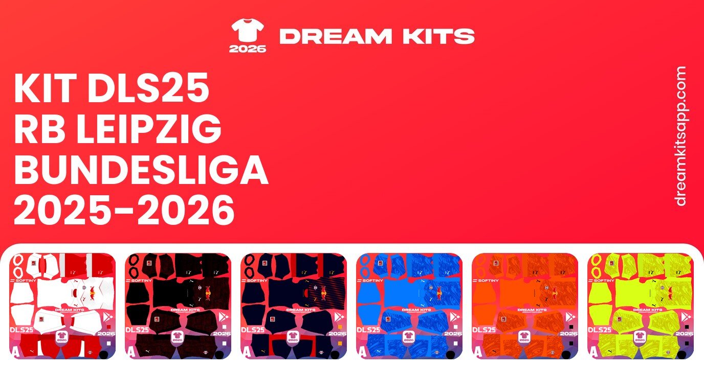 RB Leipzig Kits Bundesliga 2025-2026 DLS25