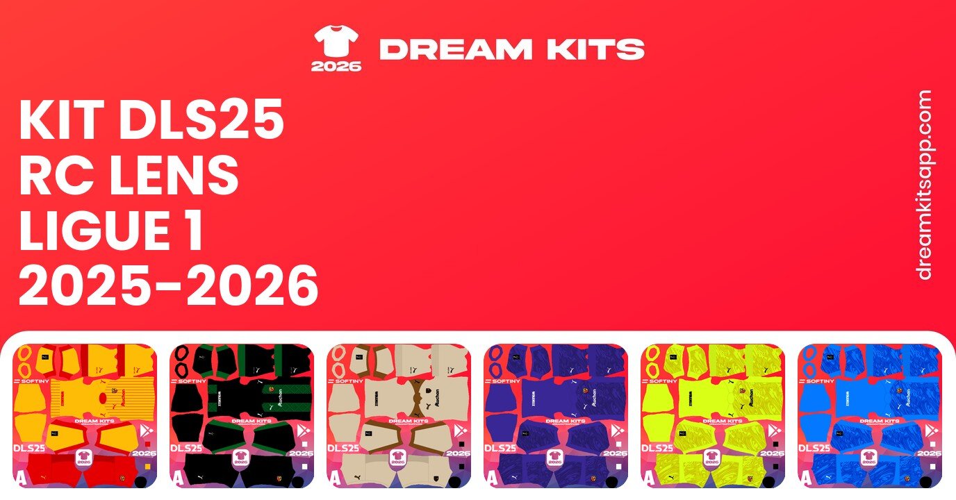 RC Lens Kits Ligue 1 2025-2026 DLS25