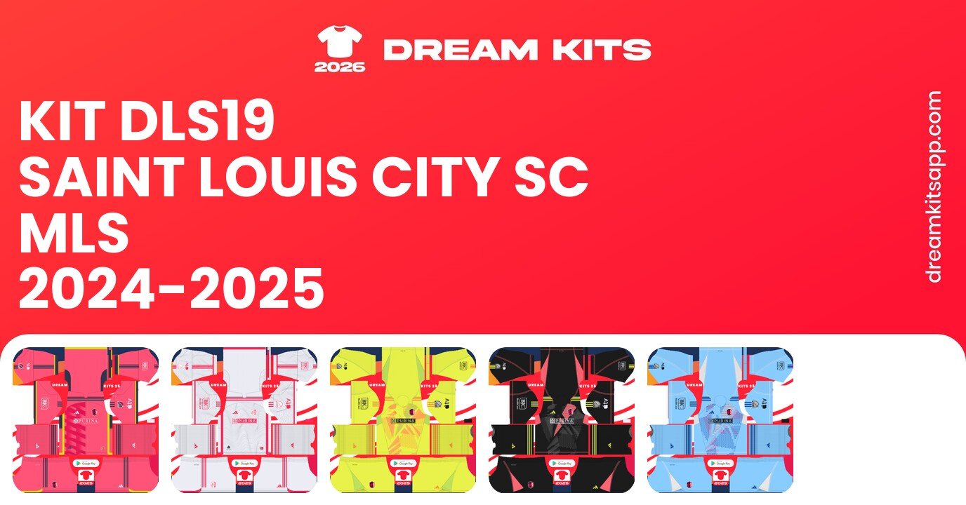 Saint Louis City SC Kits MLS 2024-2025 DLS19