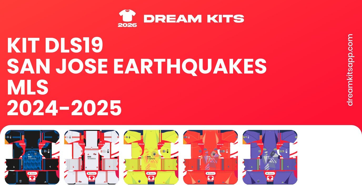San Jose Earthquakes Kits MLS 2024-2025 DLS19
