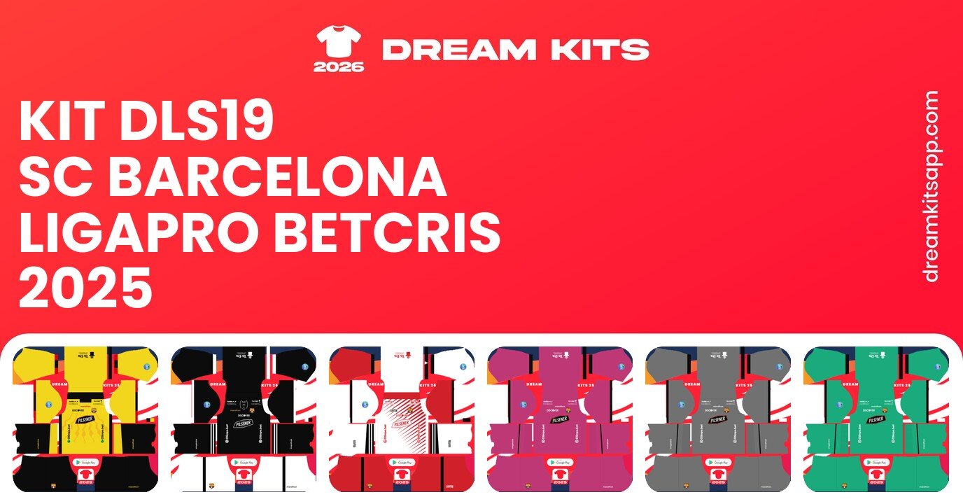 SC Barcelona Kits LigaPro Betcris 2025 DLS19